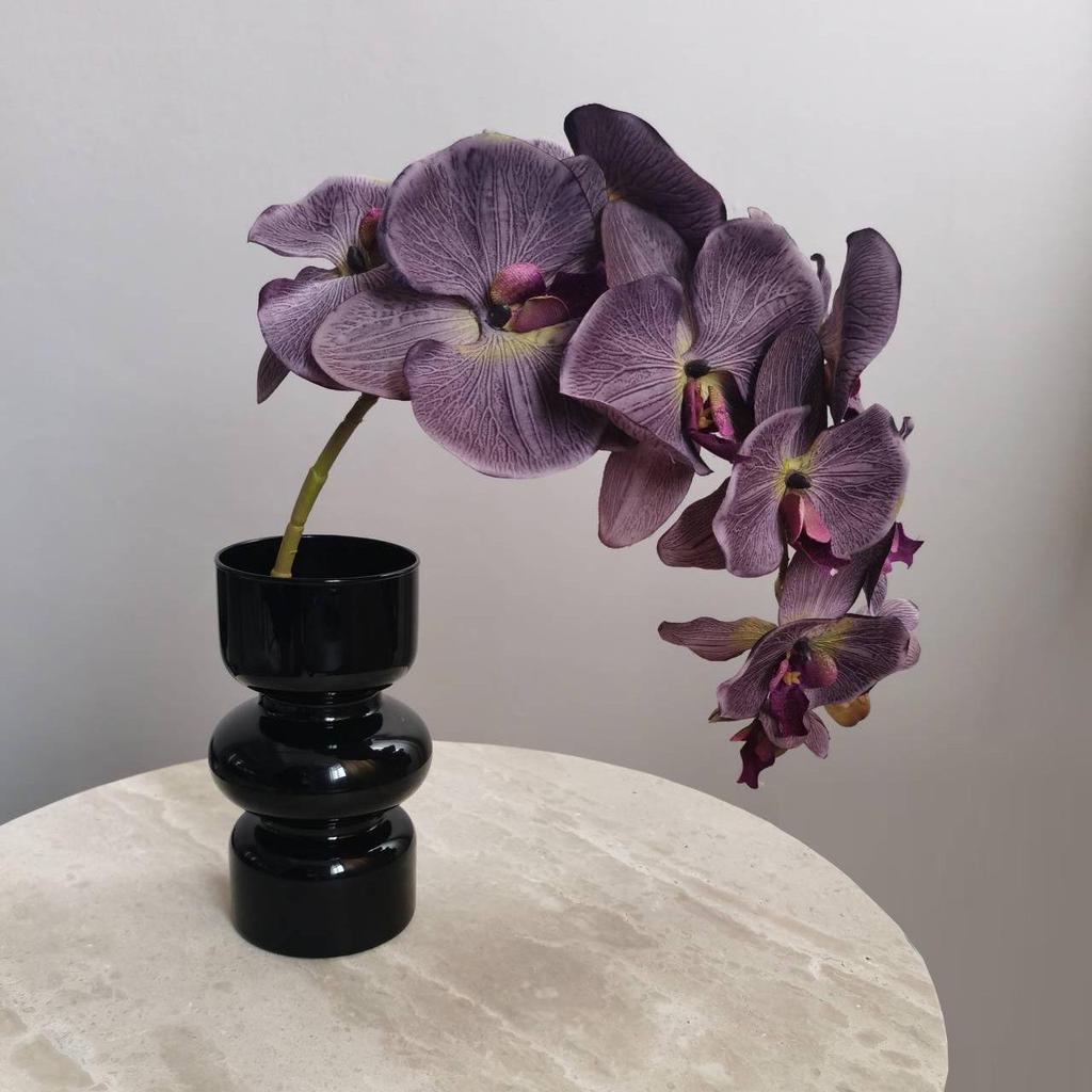 Light Luxury Phalaenopsis Artificial Floral Arrangement for Dining Table Decoration