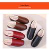 Women's Waterproof Non-Slip Winter Shoes - Comfortable Leather Slippers for Mid-Aged & Elderly