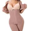 European Women's 7-Steel Boned Body Shaping Bodysuit with Crotch Opening – Slimming, Postpartum Buttocks Lifting Underwear
