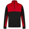 Finden & Hales Mens Colour Block Quarter Zip Tracksuit Top