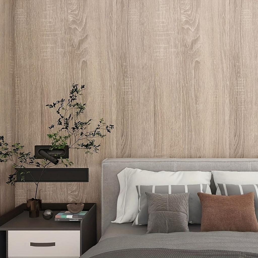 80Cm Vinyl Water-Repellent Wood Grain 3D Decals For Wardrobe Cupboard Table Closet Furniture Pvc Self Adhesive Wall Cover Home Decor