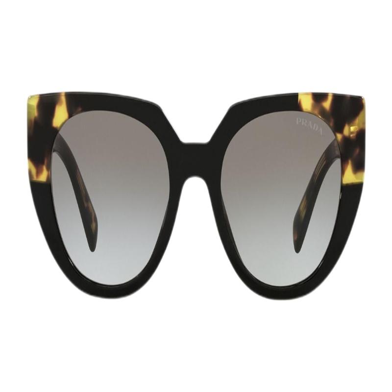 Prada Black Pattern Cat Eye Frame Sunglasses
