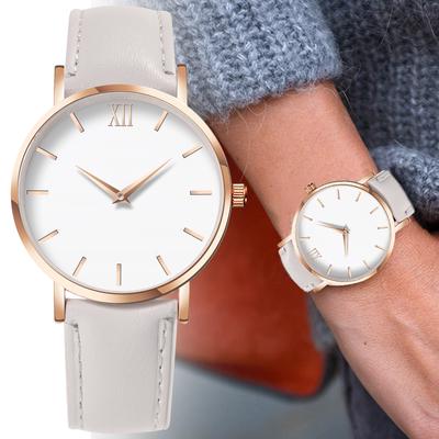 Fashion Simple Women Watches Woman Ladies Casual Leather  Female Clock
