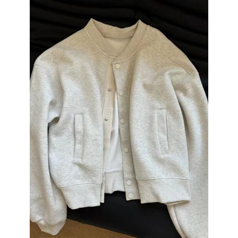 

Кардиган из чистого хлопка, ретро дизайн, однотонный, с круглым вырезом, свитер, новинка осени и зимы, повседневная мода, универсальное пальто, тренд XL