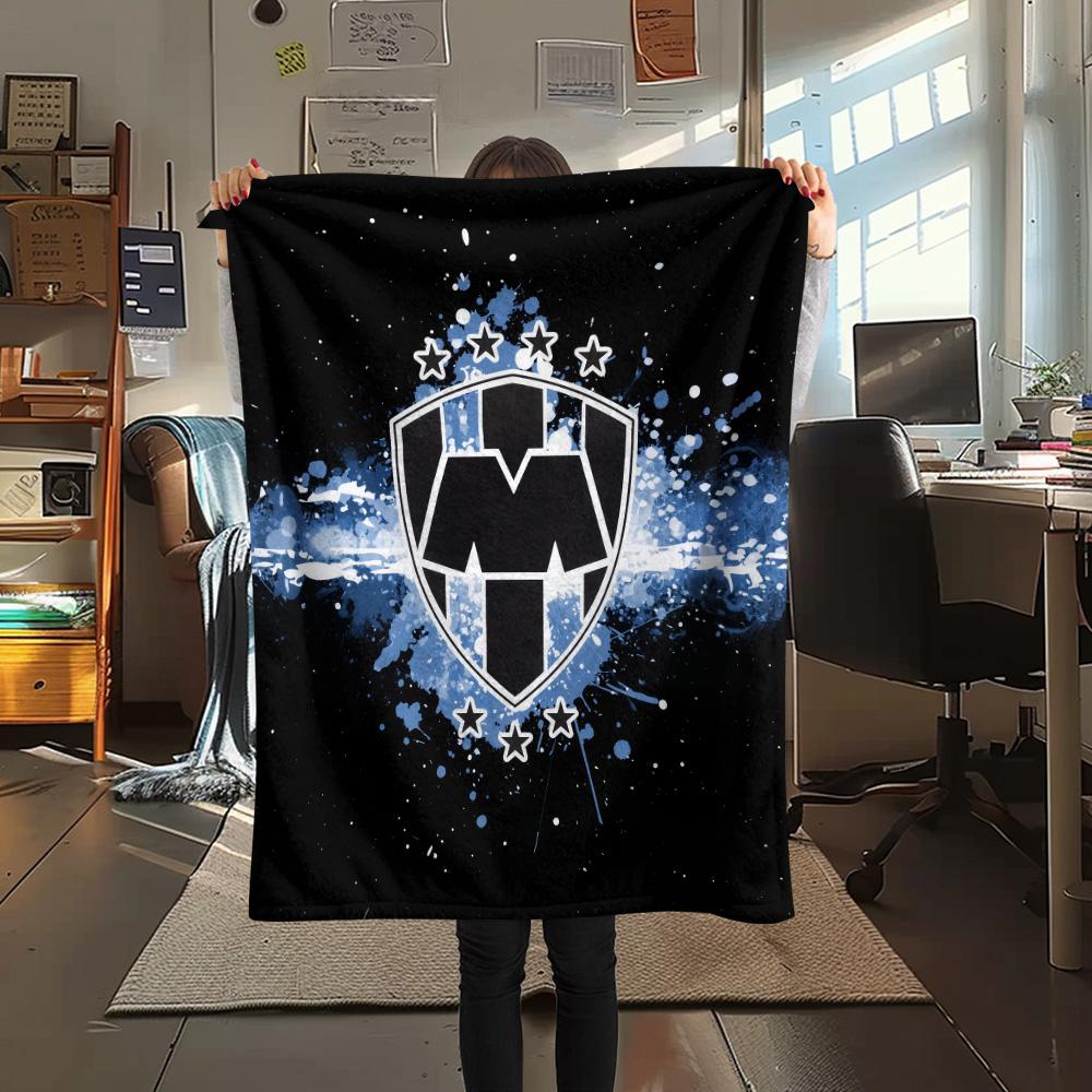 CF. Monterrey Print Flanelldecke, Hohe Qualität, Bequem für alle Jahreszeiten, Heimdekoration, Wärme und Komfort