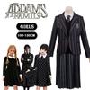 School Addams Uniform Girls Kids Dress Cosplay Halloween Xmas Partys