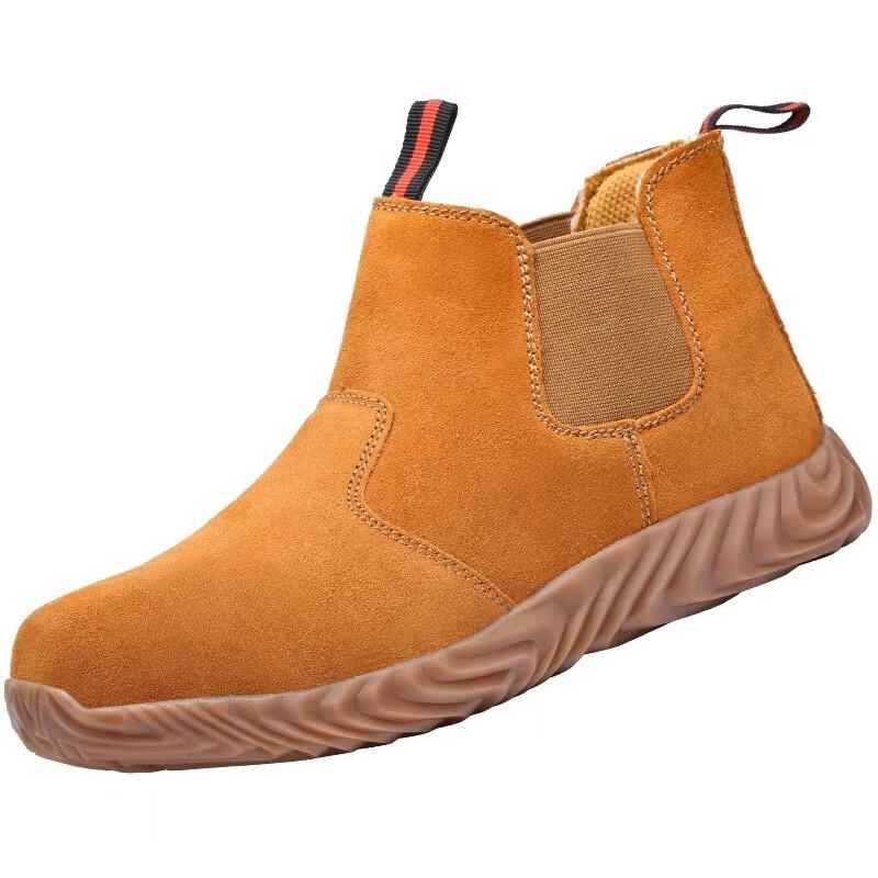 Men's Steel Toe Puncture-Resistant Safety Work Shoes