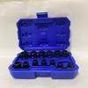 Cylindrical Nut Extractor Set, 5-Piece, Chrome Molybdenum Steel, Extended Thread.