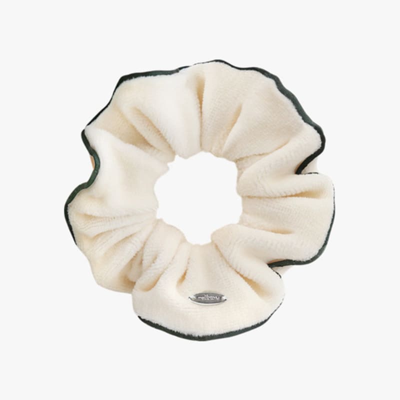 Mellotory Terry Line Scrunchie (cream)