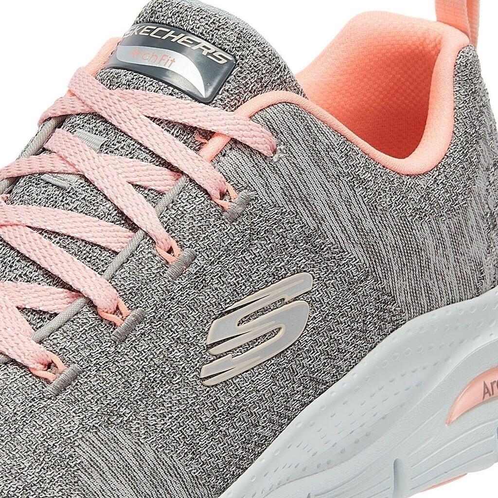 Кроссовки Skechers Arch Fit - Comfy Wave серый/розовый