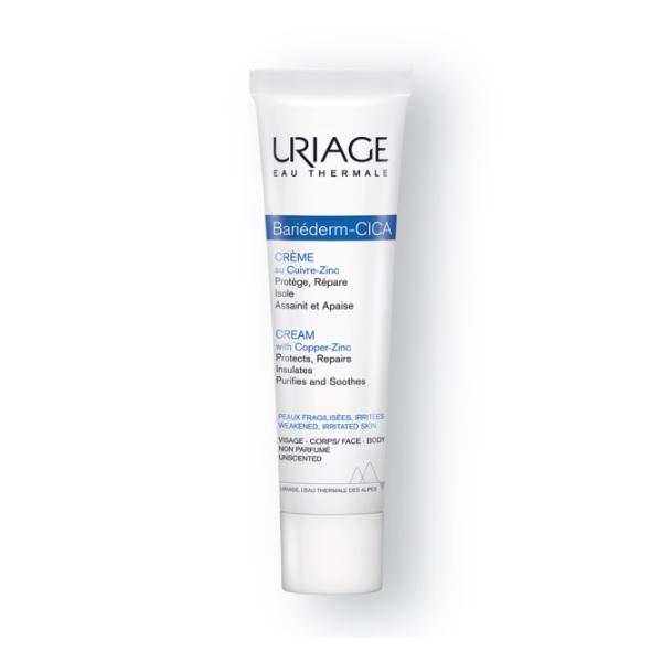 Uriage Bariederm Cica Cream Regenerujący krem do skóry podrażnionej, 15 ml