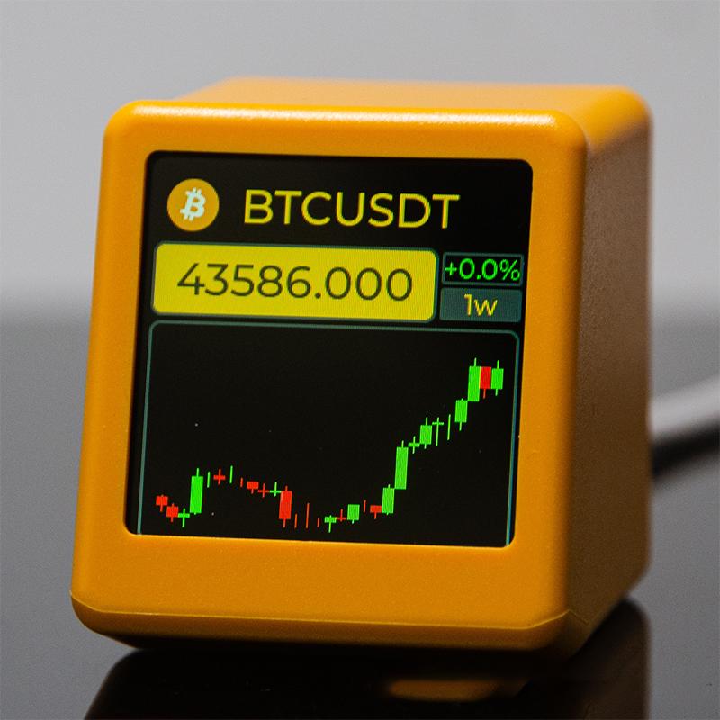 Nerdminer Bitcoin Cryptocurrency,Stocks,Futures,Currency Exchange Rate,Price Tracker Ticker,Time Clock Weather Displayp