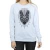 Marvel Womens/Ladies Black Panther Head Sweatshirt