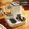 Automatic Cat Feeding and Water Feeding Device  Dog Bowl  Cat Basin  2-in-1 Water Dispenser  Cat Bowl Pet Supplies
