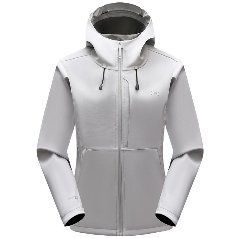 

Under Armour Windproof Warm Breathable Hooded Softshell Jacket Women Jackets Light-Gray 14422257-0045 2XL