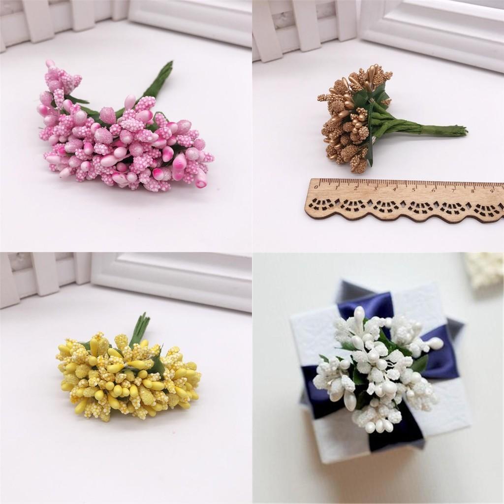 Elegant 12pcs Small Pearl Berry Bunch For Beautiful Diy Wreath And Wedding Decor