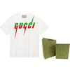 Gucci Pánské bavlněné tričko Blade Bílé 565806-XJAZY-9037