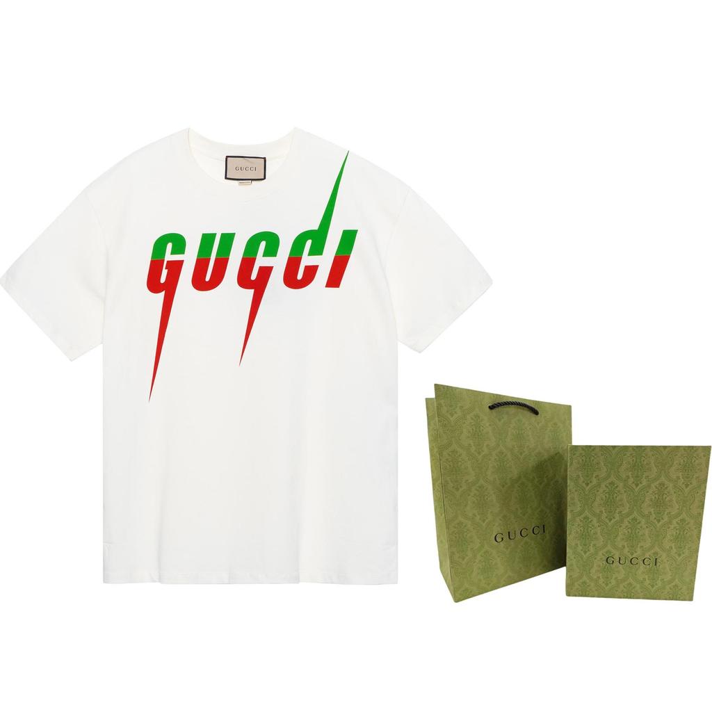 Gucci Pánské bavlněné tričko Blade Bílé 565806-XJAZY-9037
