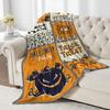 Halloween Pattern Puzzle Printed Blanket for Sofa Travel Camping Living Room Office Conditioning Blanket for All Seasons Gifts