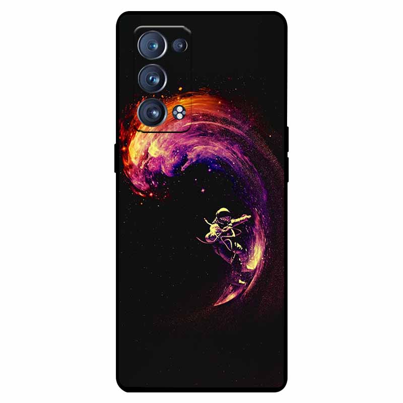For Oppo Reno 6 Pro 5G Case Snapdragon Shockproof Soft Silicone TPU Back Cover For Oppo Reno 6 Pro CPH2247 Phone Cases Cute Capa