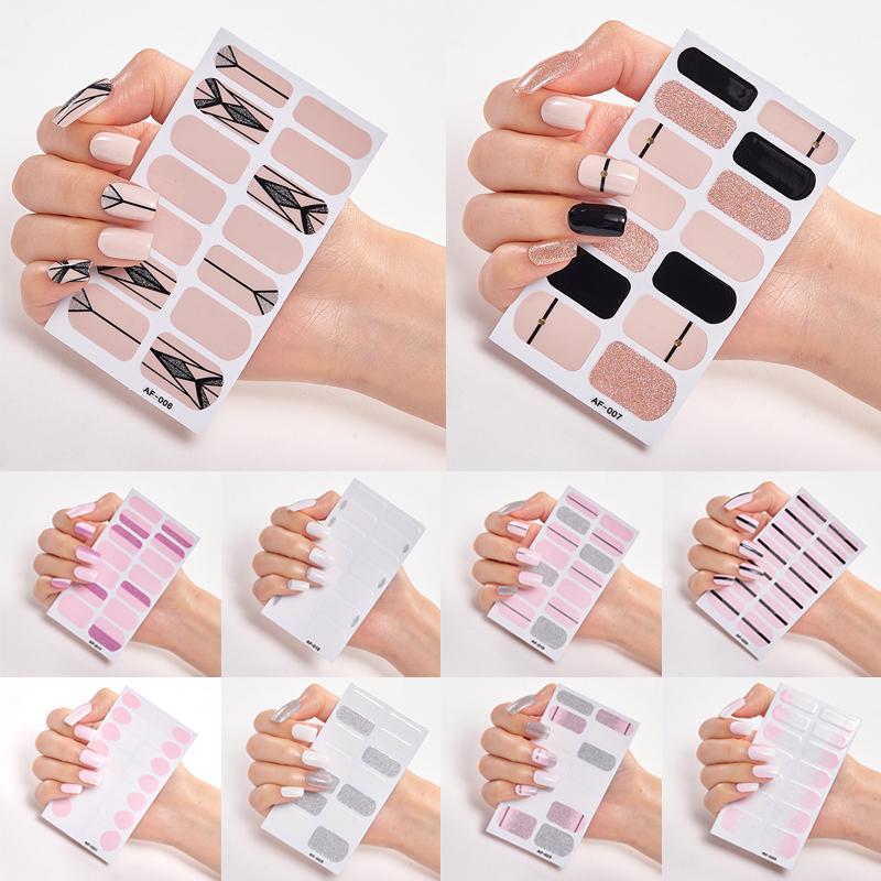 Women Hot Nail Sticker Plastic Sticker Nail Sticker Decals Art Casual Fashion Elegant Randomly CLE