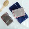 Pure Cotton Towel Lattice Dark 32-strand Cotton Face Towel Moisture-wicking Home Fine Use Mens Checkered Face Wash Towel