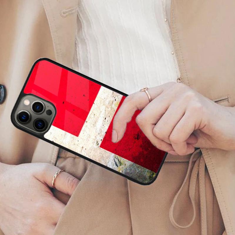 Denmark Flag Phone Magnetic Phone Case For APPLE iPhone 17 Air 16 14 13 12 Pro Max 15 Plus Wireless Charge With MagSafe Cover