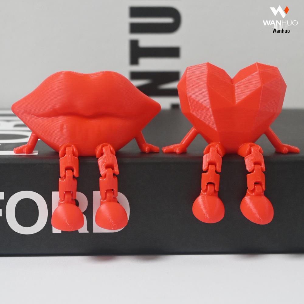 

Valentine s Day 3D Printed Mini Lip Doll Ornament Gift