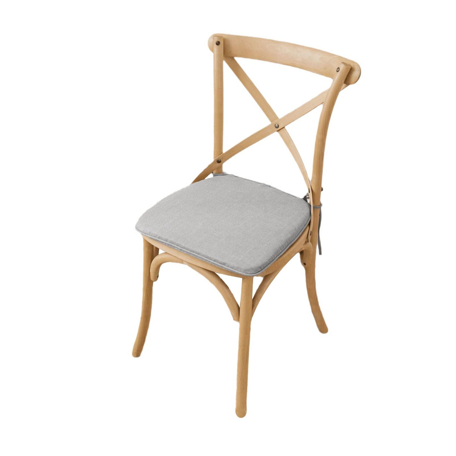 

Подушка из хлопковой губки для обеденного стула, утолщенная, может быть разобрана и вымыта, нескользящая, в форме подковы S