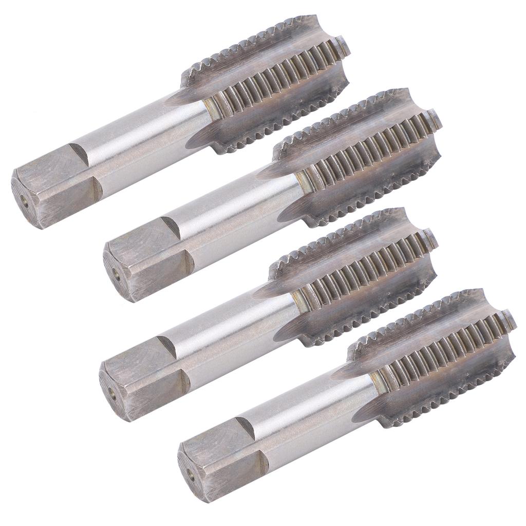 4pcs M30 Hand Screw Tap Alloy Tool Steel High Hardness Straight Flute Tapping Drilling Tools