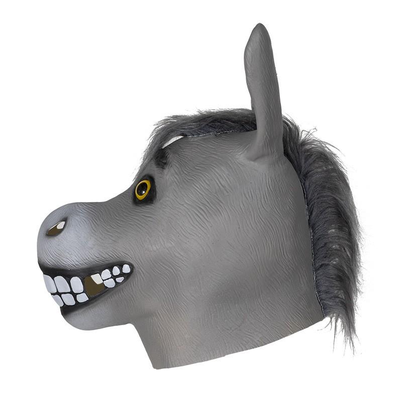 Latex Animal Head Mask Halloween Party Costume Prop Fun Character Cosplay Accessory