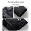 Troloman Unisex Suit Collar Padded Workwear Jacket