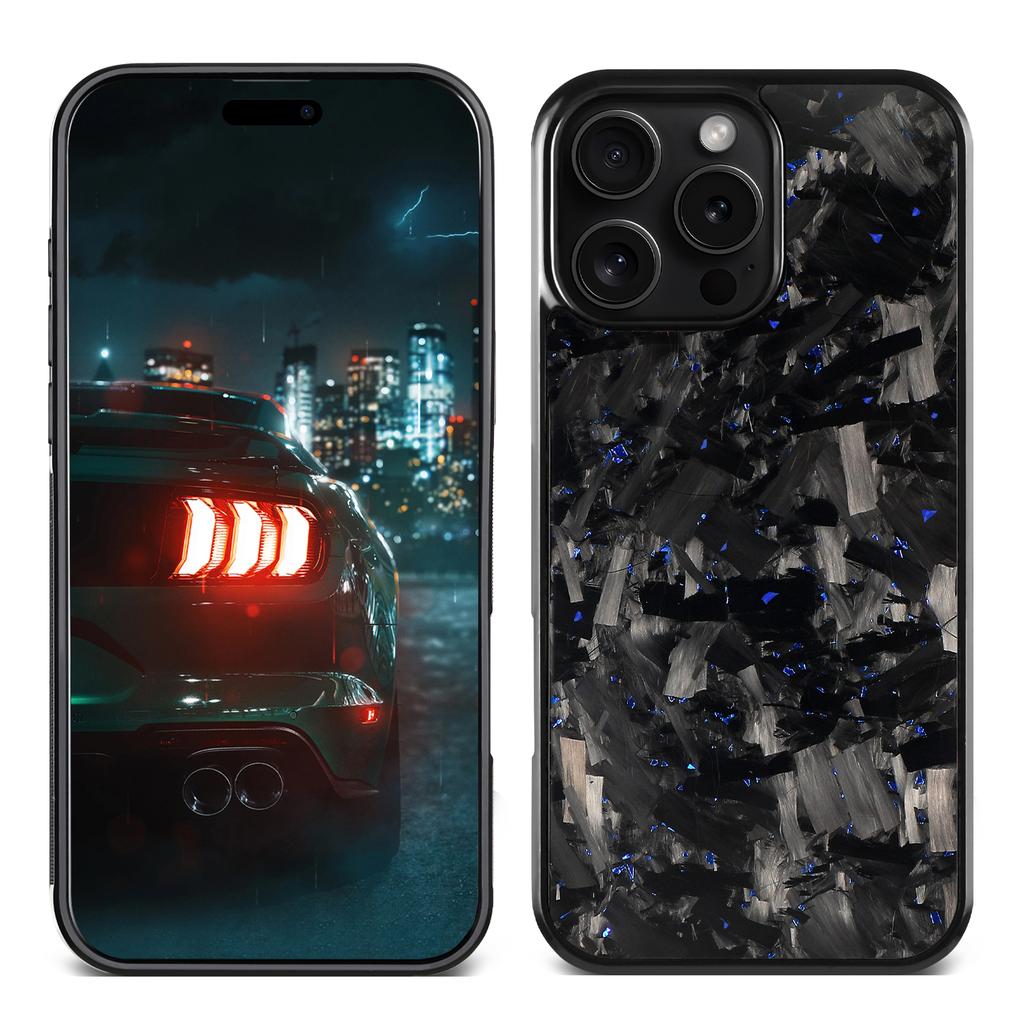 For iPhone 16 Pro Max Magnetic Case Large Texture Aramid Fiber + TPU Phone Cover