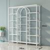 Multi-Function Light Luxury Nail Polish & Skincare Display Shelf for Beauty Salons