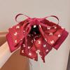 Bow Ponytail Buckle Clip Korean Style Princess Hair Claw Cute Sweet Bow Hair Clip  Girls