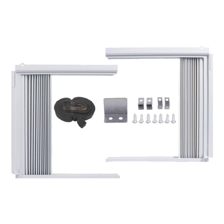 Window Air Conditioner Side Panel with Frame Room Air Conditioner Accordion Filler Curtain Replacement Adjustable
