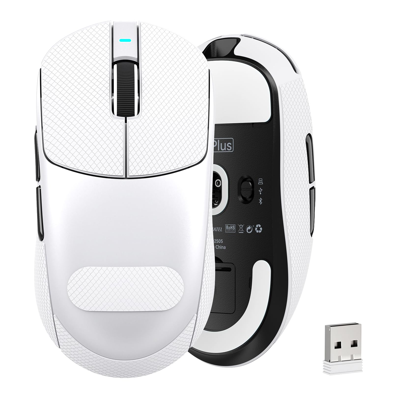 

ATTACK SHARK X8PLUS Gaming 40K Lightweight 1K Polling Low 6 Programmable 200 Hours of Continuous Grip Approval White Mouse, Wireless, Sensor, 55g, білий