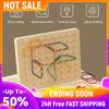 Wooden Geoboard Montessori Toy with Pattern Cards and Rubber Bands Matrix 8x8/7x7 Motor Skills Toy Gift for Boys and Girls