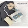 1Pc Popular Foreign Style Cream Small Square Bag New Fashion Niche Design Silk Scarf Shoulder Bag Fresh and Sweet Oblique Span Bag Women