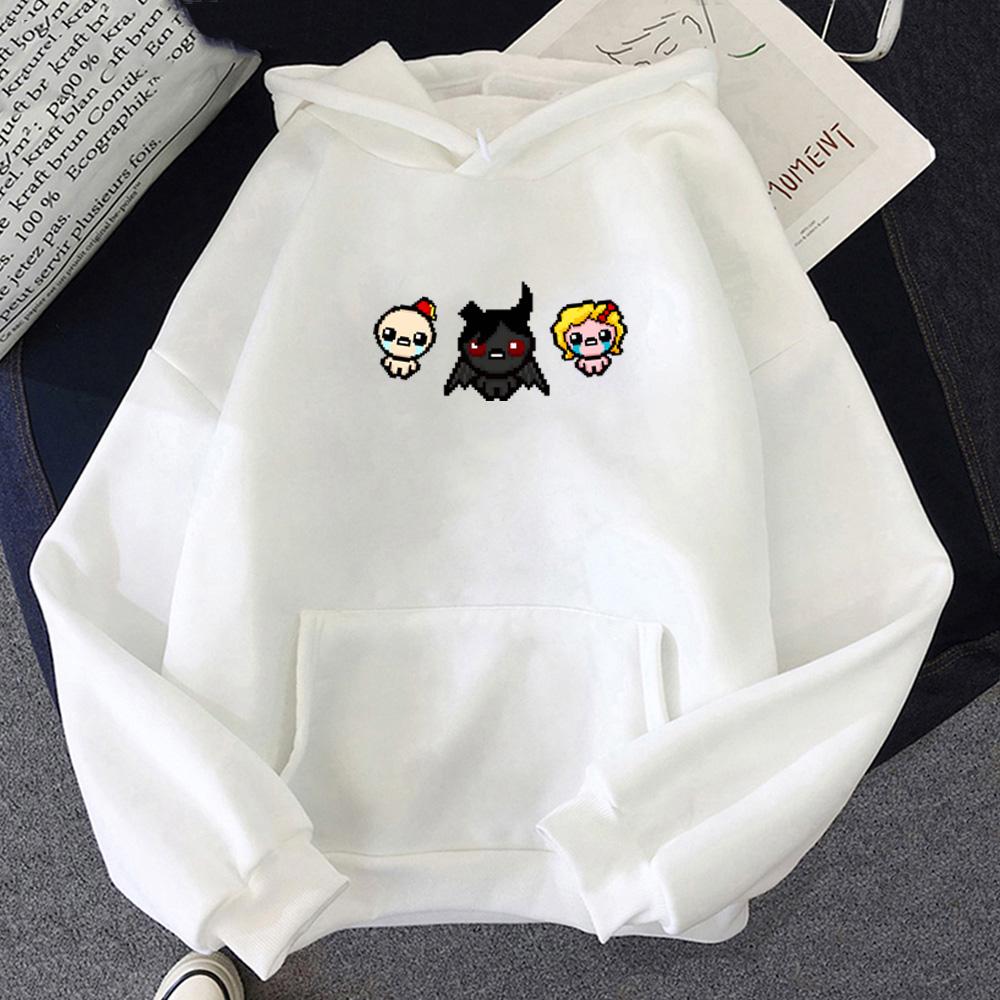The Binding of Isaac Game Printing Clothes Fall/winter Fleece Sweatshirt for Men Comfortable Casual Pullover Anime Graphic Hoodie