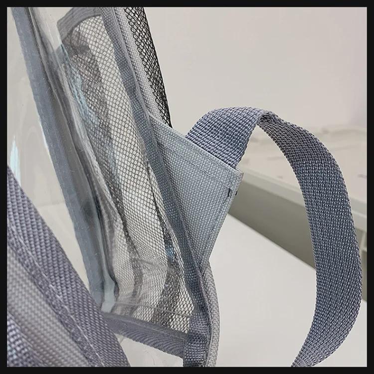 Transparent Waterproof PVC School Backpack - Large Capacity, Hot Sale