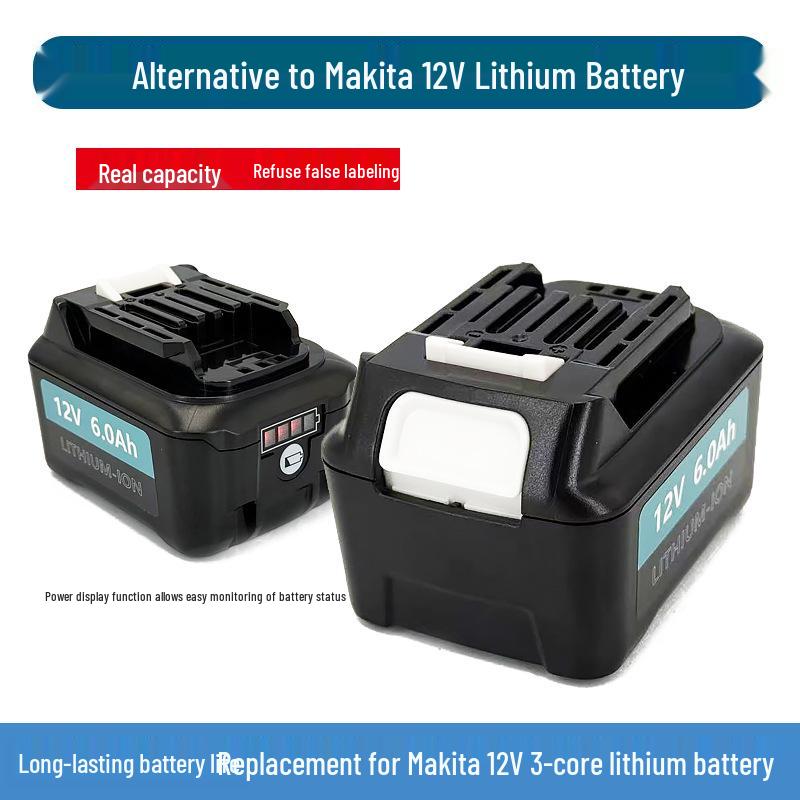 Compatible Lithium Battery Charger for Makita 10.8-12V Tools: Models BL1012, BL1021 (DC10WD)
