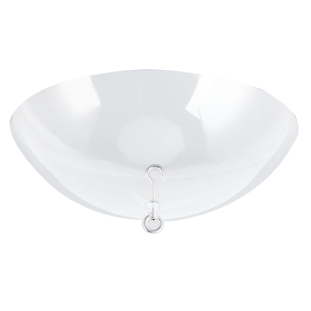 Bird Feeders Protective Cover Prevent Squirrel Clear Bird Feeder Protective Dome Cover for Hanging