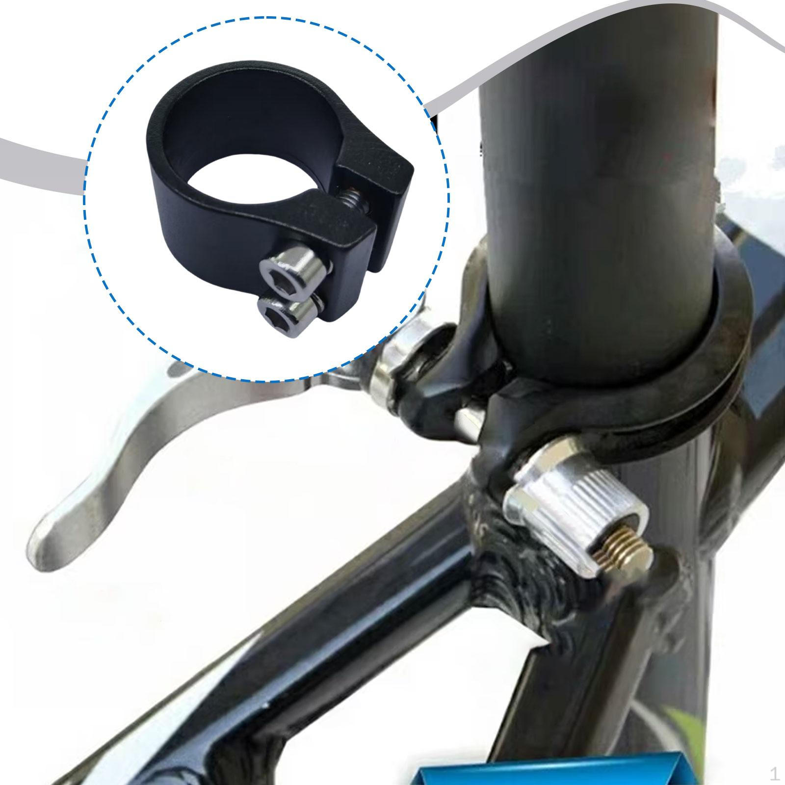 

Подседельный хомут, Зажим для седла Аксессуар Запасная часть Легкий Надежный Хомут для трубы дорожного велосипеда Diameter 31.8mm