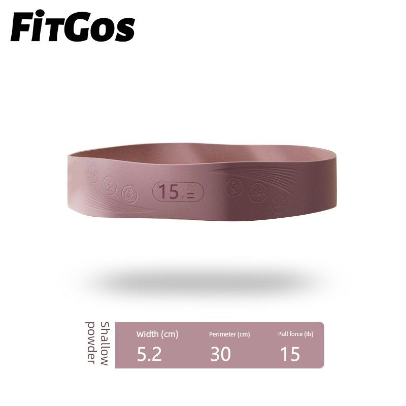

Hip Trainer Yoga Tension Strap Fitness Elastic Rope Leg Training Pelvic Floor Muscle Squat Core Exercise Hip Exercise Band Light powder 15 lbs.