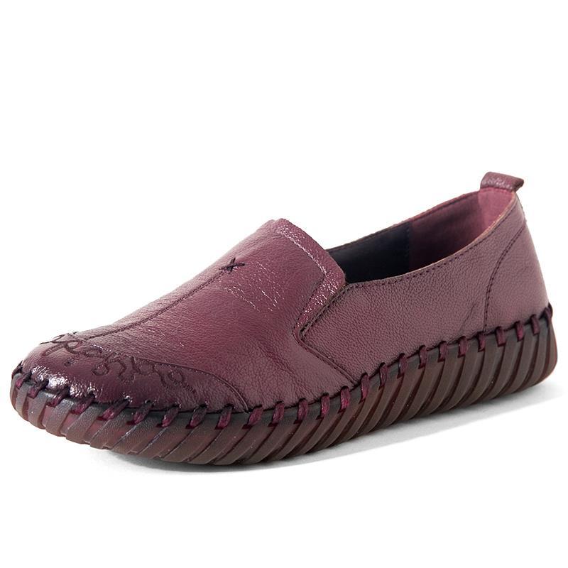 Frühlingsschuhe aus echtem Kuhleder für Damen, Slip-on-Designer, hochwertige Damen-Loafer, lässige Oxford-Wohnungen, Damen-Mokassins