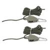 2 Pcs   Camping Tent   Wind Cord Outdoor Tent Rope with Pulley Canopy Quick Setup Camping Rope