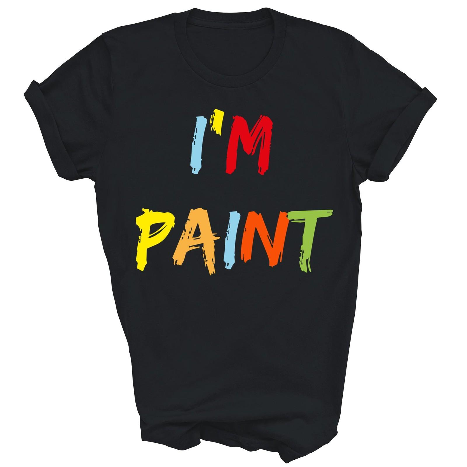 I Heart Love To Finger Paint Im Paint Cute Couple Shirt Gift Unisex T-Shirt S
