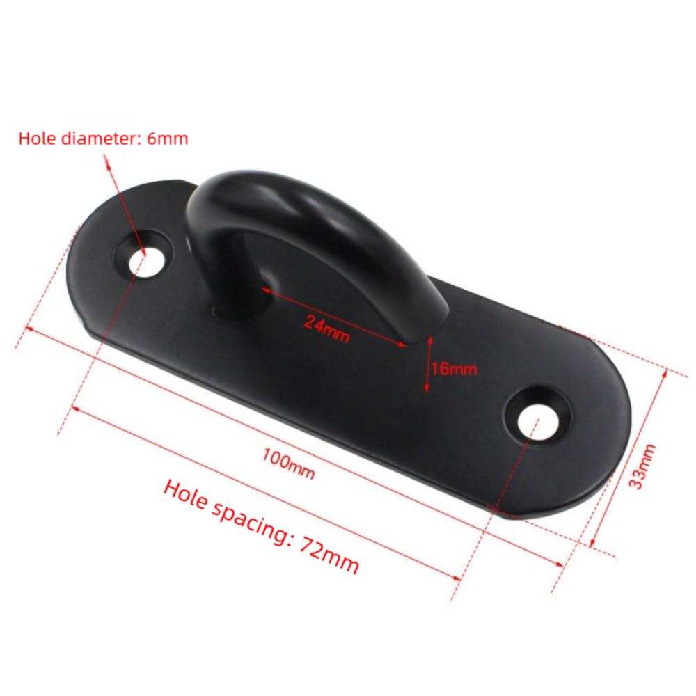 Strapazierfähige Öse Wandhaken U/J-förmige Platte Decks Deckenmontage Aufhänger Edelstahl Festtürschnalle für Ventilatorlampe