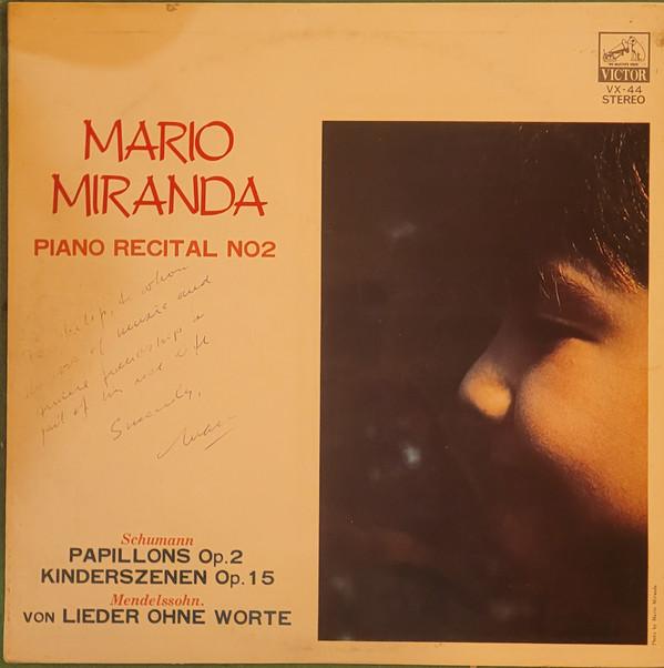 

LP Record MRIO MIRANDA Piano Recital No2 VX44 VICTOR 1970 Japan Classical Used